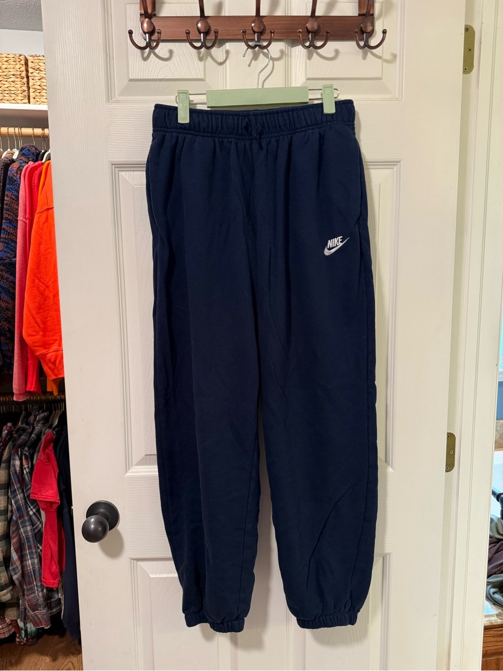 Nike Sportswear Oversized Club Fleece Sweatpants Navy Size S
